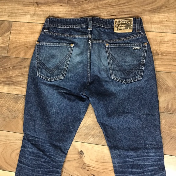 Volcom Straight Denim Jeans Mens Sz 32 X 33 Distressed - Picture 4 of 7